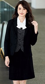 51813 en joie(アンジョア) ニットならではのゆったりサイズで着心地抜群のAラインスカート 無地 93-51813