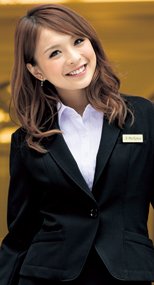 81450 en joie(アンジョア) 接客・営業に!シックな色合いのニットジャケット 無地 93-81450