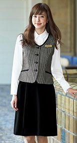 en joie(アンジョア) 51453 ストレッチ+シワになりにくいAラインスカート 無地 93-51453