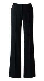 en joie(アンジョア) 71372 軽さ・伸縮性がありスタイリッシュなブーツカットパンツ 無地 93-71372