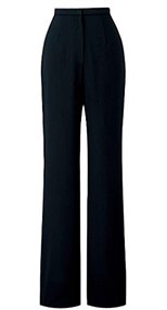 en joie(アンジョア) 76150 しなやかな伸縮性の美シルエットパンツ 無地 93-76150