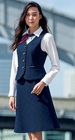 S-16541 16549 パトリックコックス Aラインスカート ブラインドチェック 99-S16541
