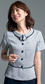 S-50340 50341 SELERY(セロリー) セロリーNo.1売上!清涼感あるボーダーのオーバーブラウス 99-S50340