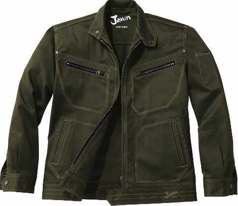 自重堂Jawin52500のメタリックオリーブ