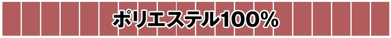 ポリエステル100%