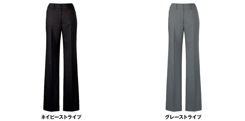 EAL383 enjoy ストレッチパンツ ストライプ 色展開