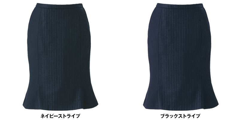 EAS423 enjoy マーメイドスカート ストライプ 色展開