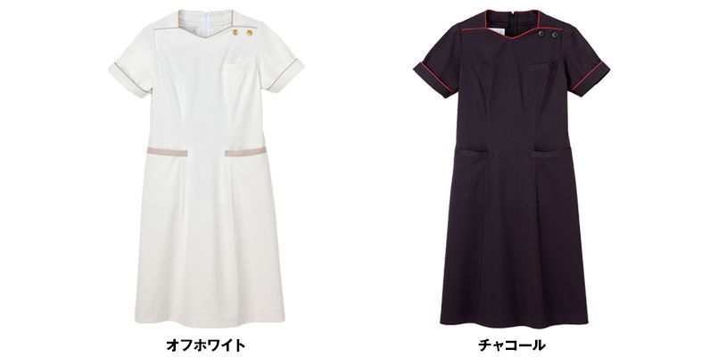LH6287 ナガイレーベン(nagaileben) ビーズベリー 半袖ワンピース(女性用) 色展開