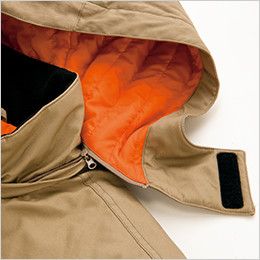 AZ8570 アイトス 防寒コート(男女兼用) 取り外し可能なフード
