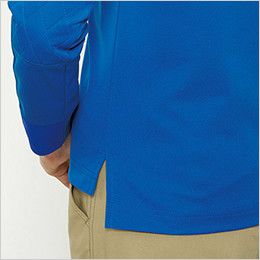 バートル 705 トリコット長袖ワークシャツ(男女兼用) スリット