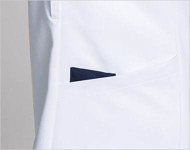 1016EW FOLK(フォーク) ZIP SCRUB メンズスクラブ(男性用) 便利なループと小分けポケット