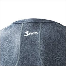 自重堂 58204 JAWIN 防寒ローネックロングスリーブ 後首下 Jawinのロゴ入り