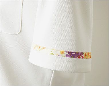 LW201 ローラ アシュレイ 半袖ニットシャツ ポロシャツ(女性用)NLK さりげない花柄プリント使い