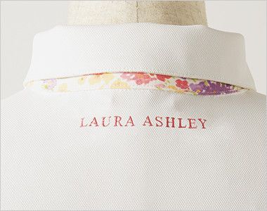 LW201 ローラ アシュレイ 半袖ニットシャツ ポロシャツ(女性用)NLK ロゴ刺繍入り