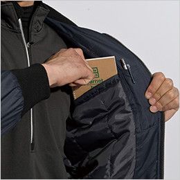 846326 TS DESIGN かっこいいドカジャン防寒 ウインターフライトジャケット(男女兼用) 内ポケット
