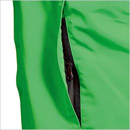 ジーベック 232 スポーティ トップサーモ軽量防寒ブルゾン(男女兼用) サイドポケット スライダーで閉じ忘れ防止