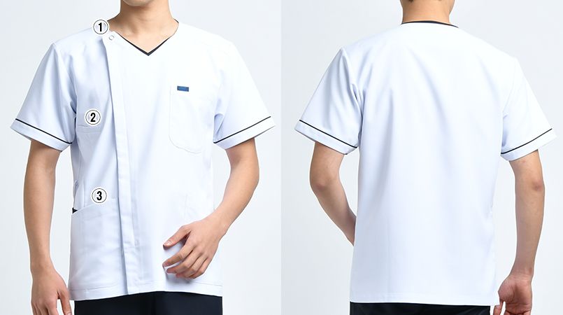 1016EW FOLK(フォーク) ZIP SCRUB メンズスクラブ(男性用) 商品詳細・こだわりPOINT