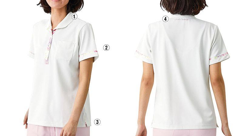 LW201 ローラ アシュレイ 半袖ニットシャツ ポロシャツ(女性用)NLK 商品詳細・こだわりPOINT