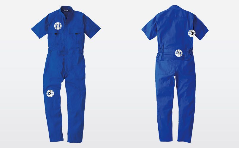 9007 桑和 半袖つなぎ 続服 商品詳細・こだわりPOINT